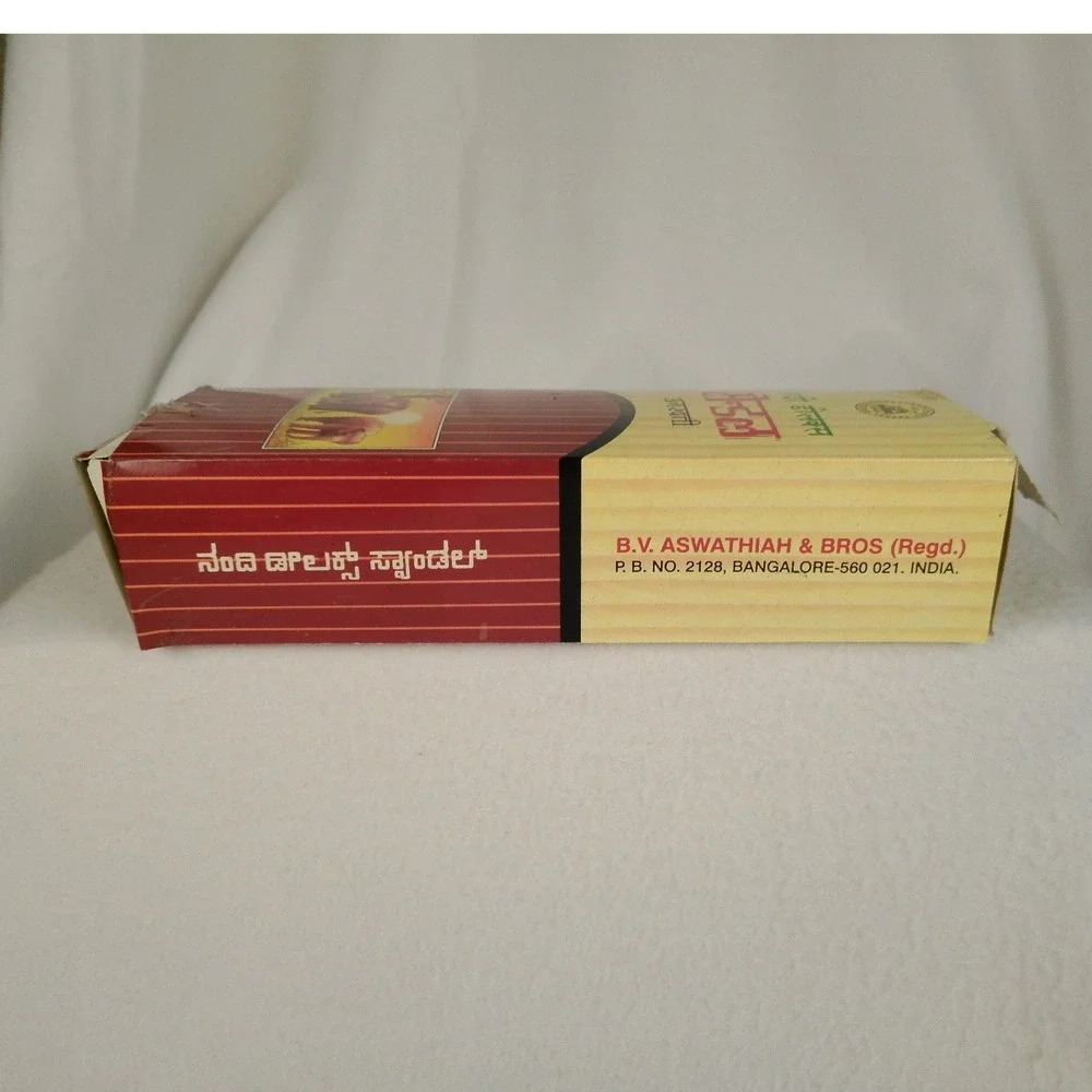 New‎ Nandi Deluxe Sandal Incense Sticks Handrolled in India Sandalwood Fragrance